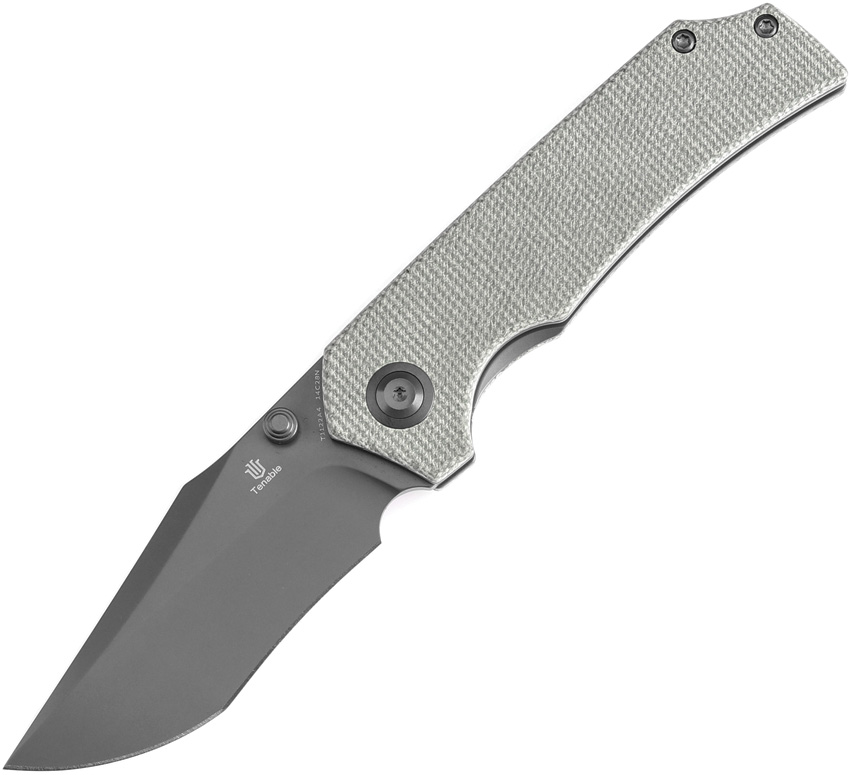 Fermi Linerlock Green Micarta