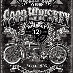 Old Bikes Good Whiskey