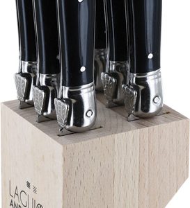 Laguiole Steak Knife Set Black