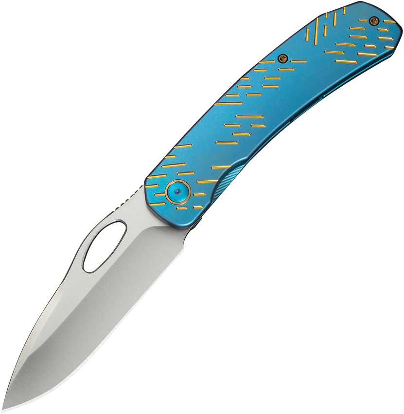 Inmate Framelock Blue Ti