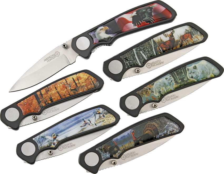 Wildlife 6 Pc Pocket Knife Set