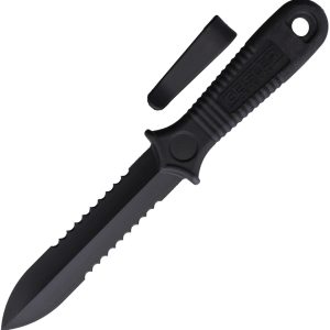Long Kobe Boot Knife Black