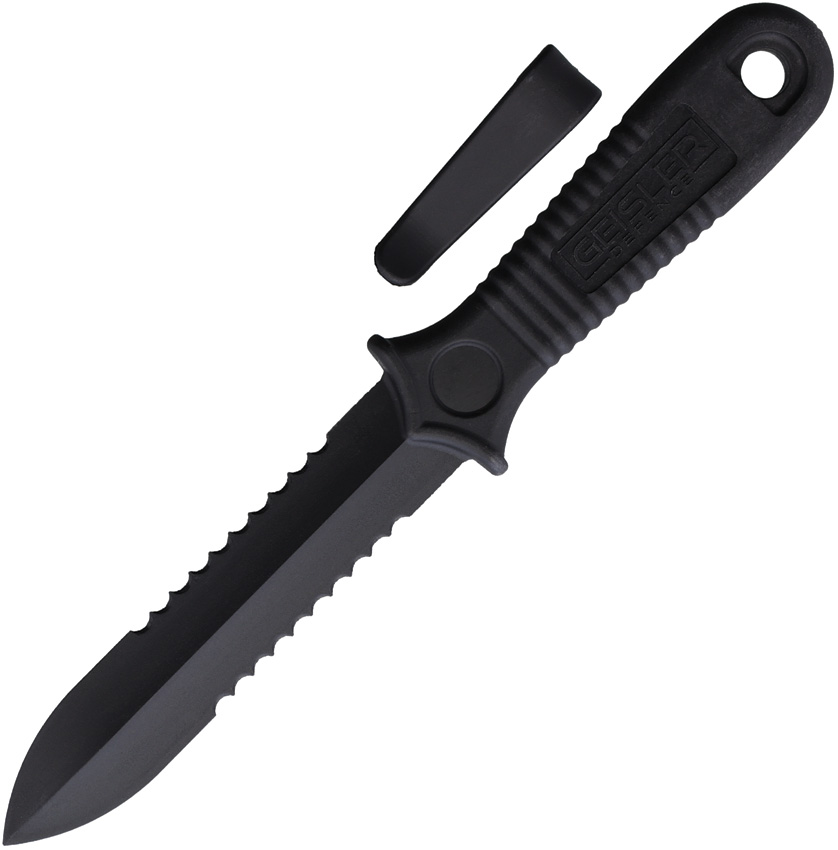 Long Kobe Boot Knife Black