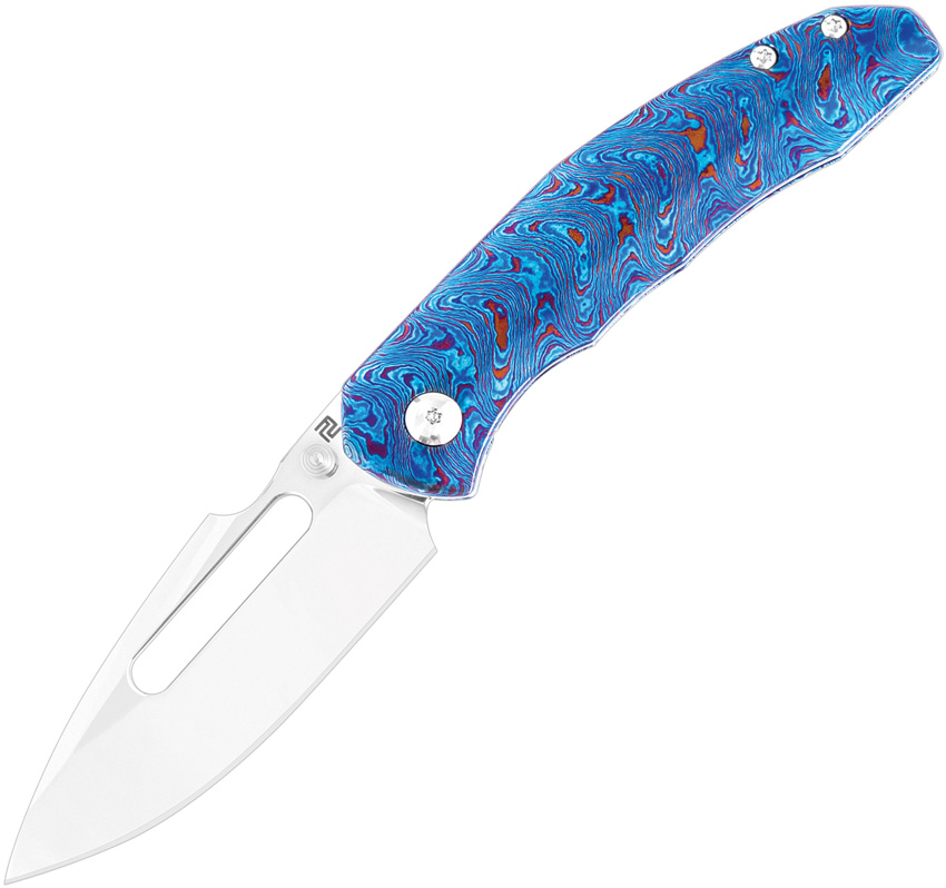 Boa Framelock Blue Timascus
