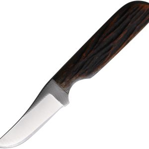 Fixed Blade Amber Bone