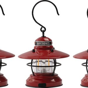 Edison Mini Lantern Red 3pk