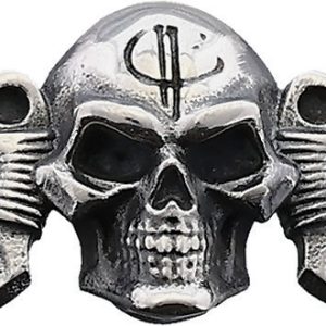Small Reaper Menuki Silver