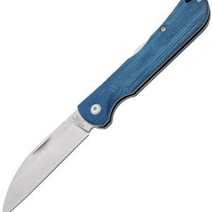 Lockback Blue Jean Micarta