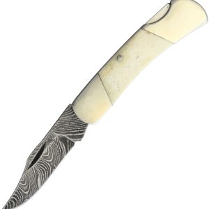 Executive Lockback White Bone