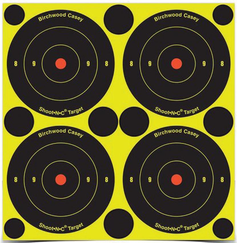 Shoot-NC 3in Bulls Eye Target