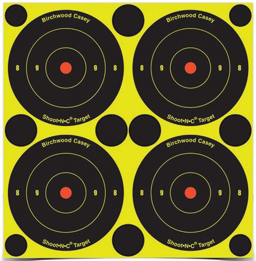 Shoot-NC 3in Bulls Eye Target