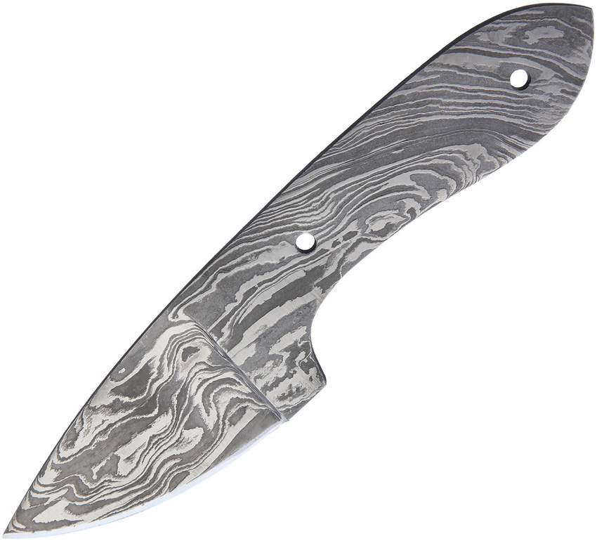 Drop Point Damascus Blade
