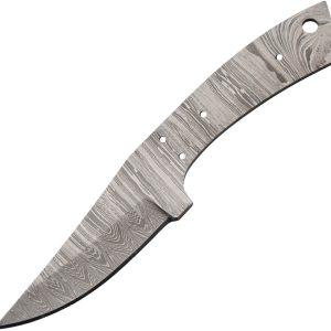 Curved Drop Point Damascus Bla