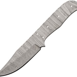 Clip Point Damascus Blank