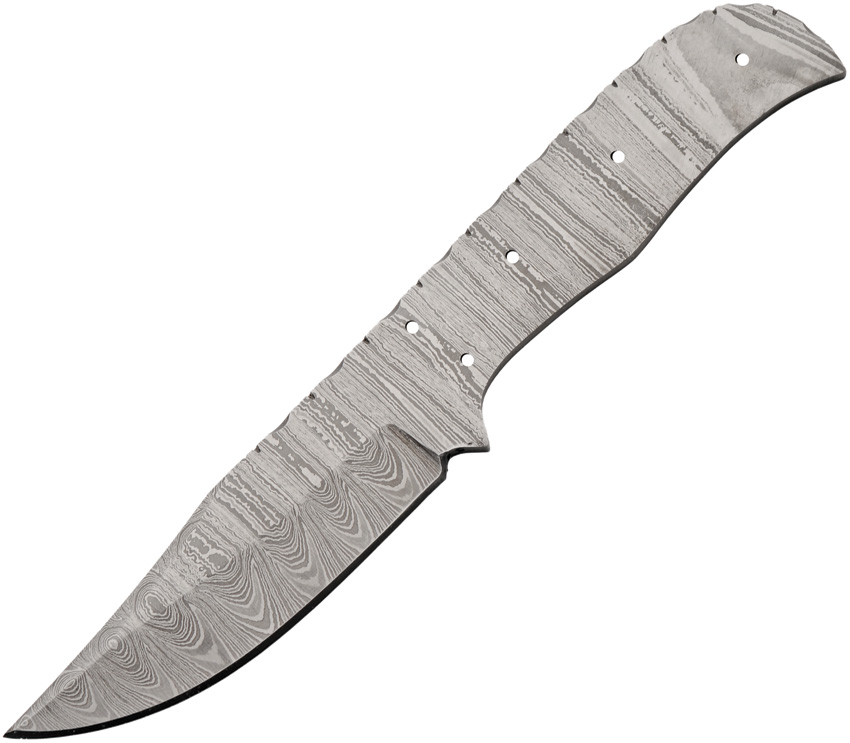 Clip Point Damascus Blank