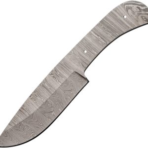 Wide Drop Point Damascus Blank