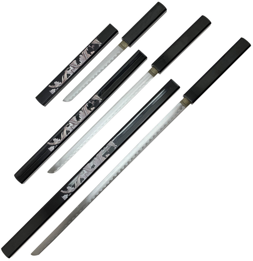 Samurai Sword 3 Piece Set