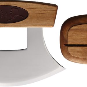 Ulu Birchwood Leather Inlay