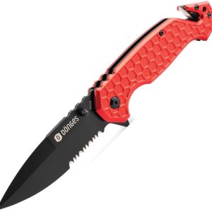 Basic Rescue Linerlock Red