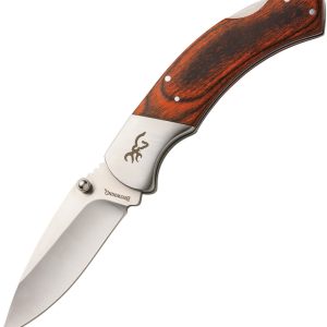 Lockback Brown Pakkawood