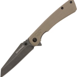 Branded Rock Framelock FDE