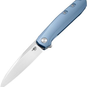 9 Framelock Ti Blue