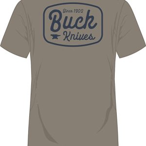 Round Badge T-Shirt Gray LG