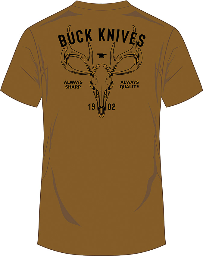 Skull T-Shirt Coyote 2XL