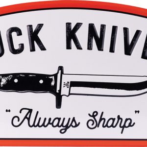 Always Sharp Tin Taker Sign