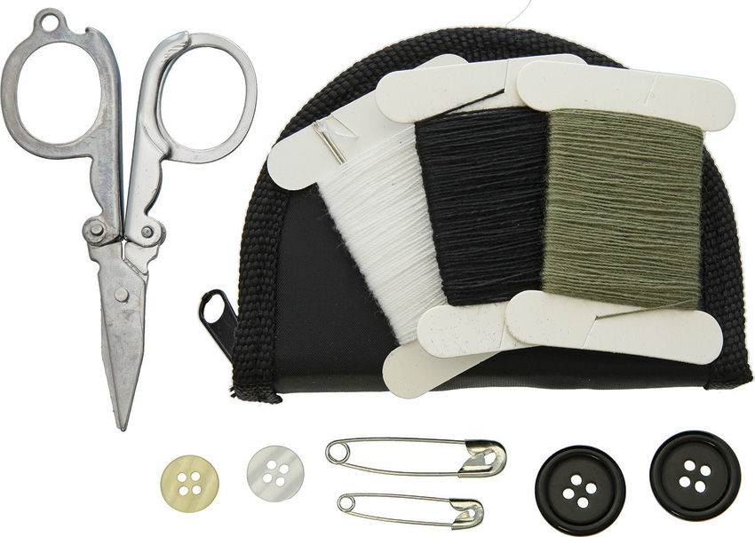 Sewing Kit In Zipped Pouch