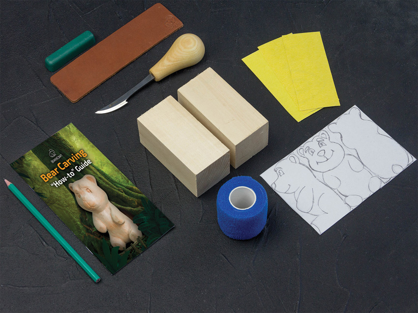 Bear Carving Kit
