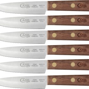 Steak Knife Set Walnut