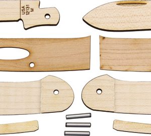 Canoe Wooden Knife Kit