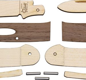 Wooden Knife Kit Canoe
