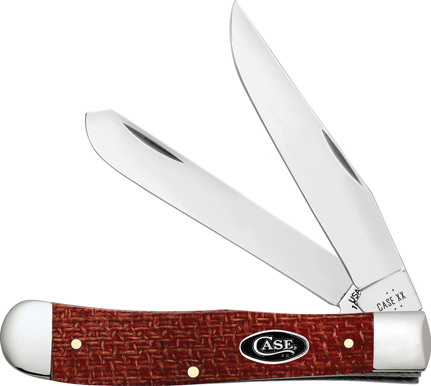 Trapper Red Burlap