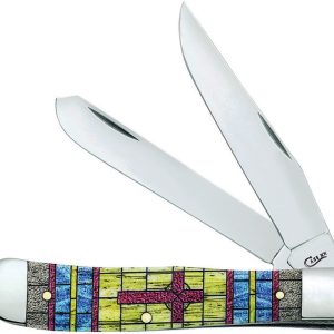 Trapper Stained Glass Cross