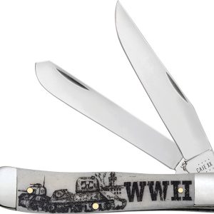 WWII Trapper Natural Bone