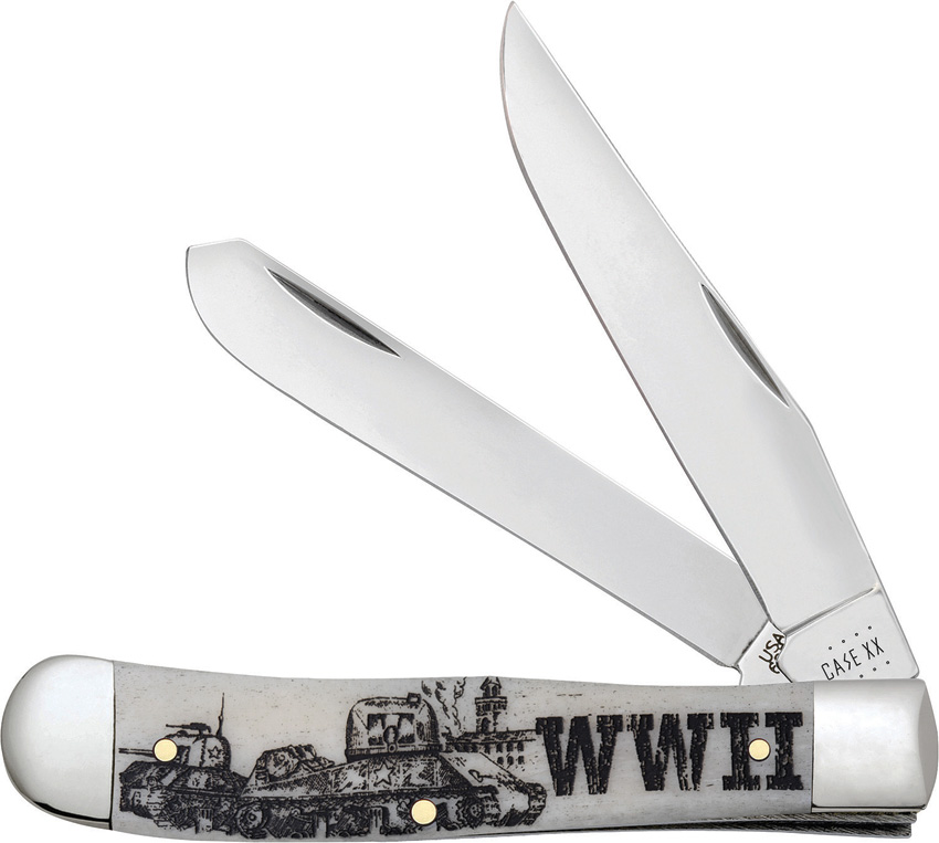 WWII Trapper Natural Bone