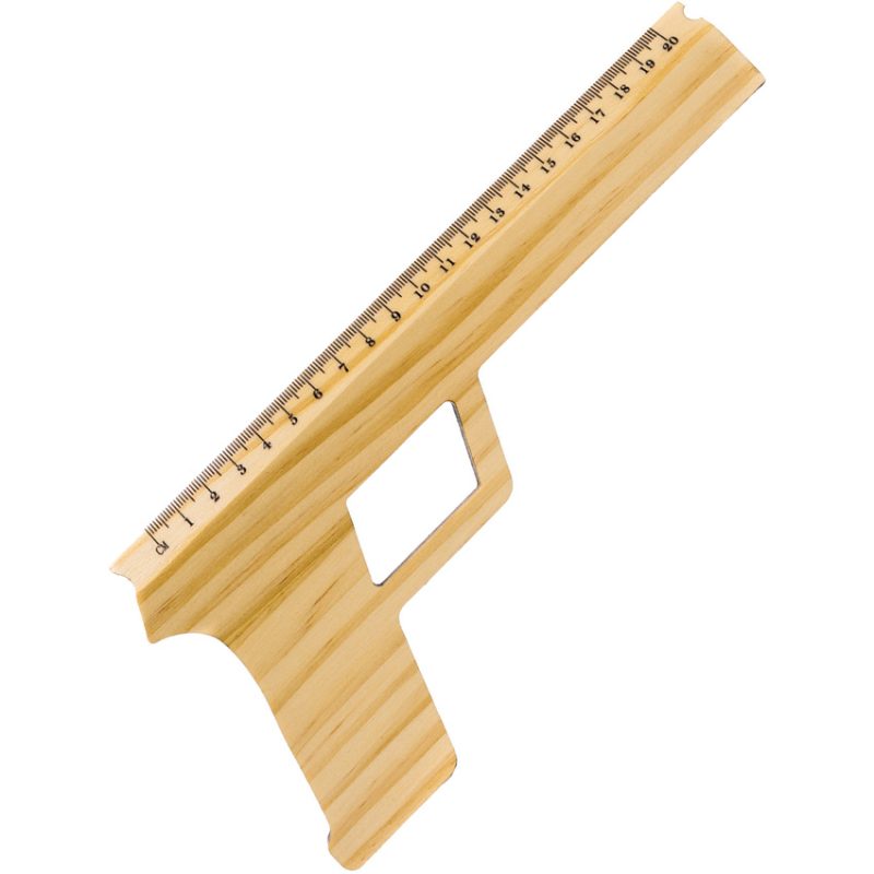 Rubber Band Ruler Gun | Caveman Blades