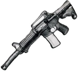 Assault Rifle Pillow