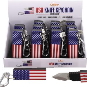 USA Keychain Knife 12 Pack