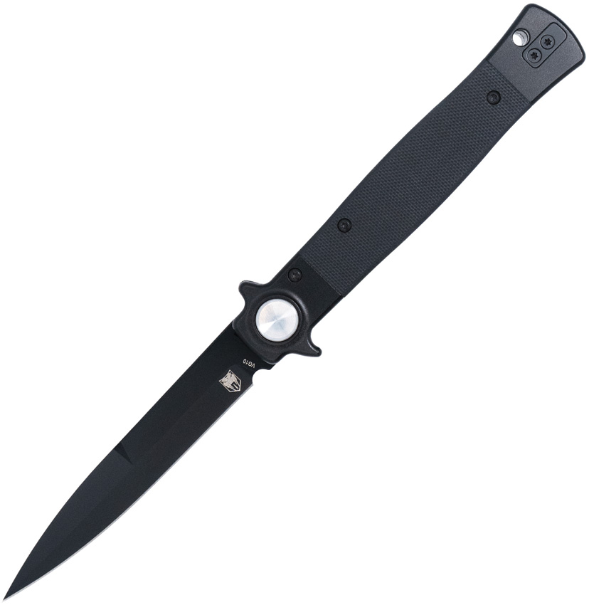 Stiletto Button Lock Blk/Blk