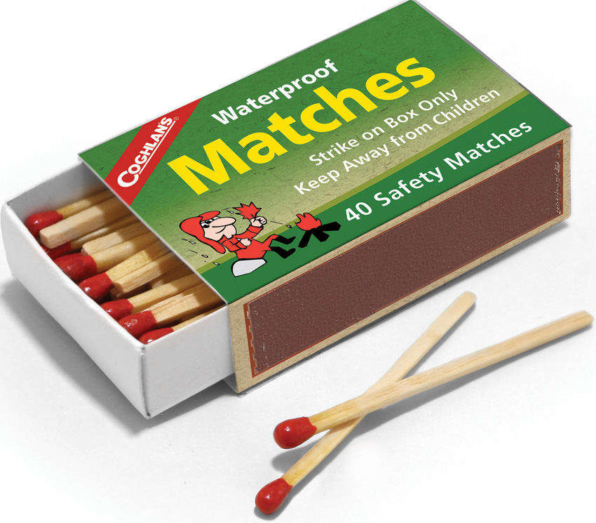 Waterproof Matches 4Pk
