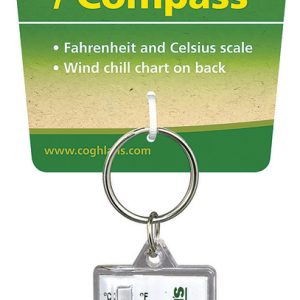 Zipper Pull Thermomter/Compass