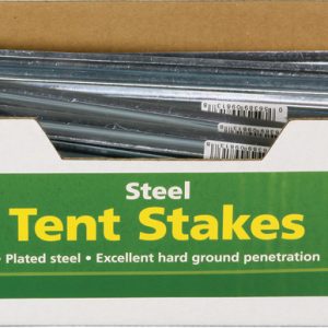 Steel Tent Stakes 12in 50pk