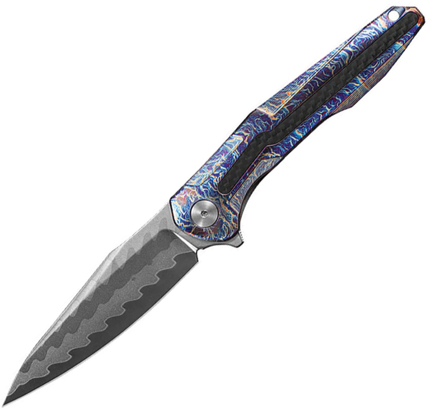 Wartex Framelock Flame Ti