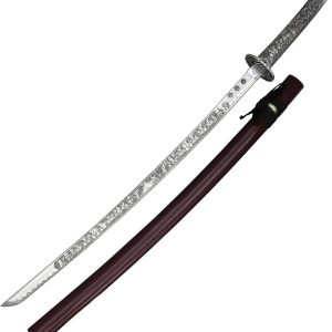 Katana Silver Engraved