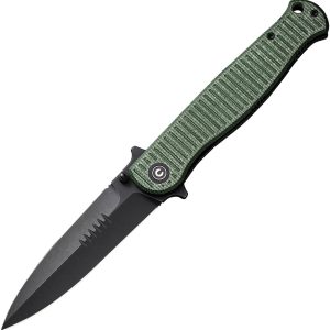 RS71 Linerlock Green Mic