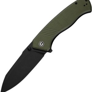 Placoid Linerlock Green G10