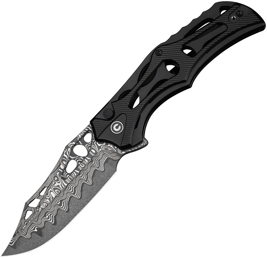 Biophase Button Lock Damascus
